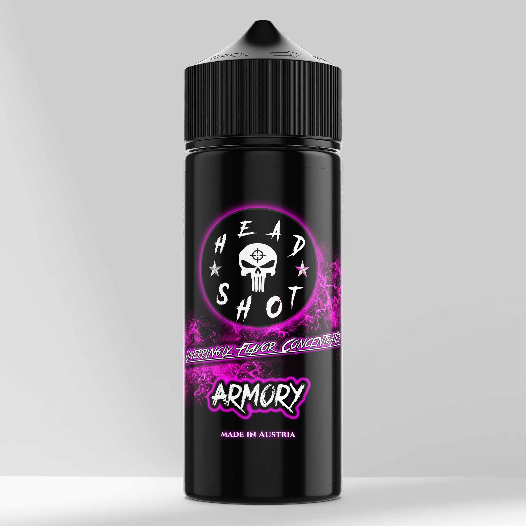 HEADSHOT Bundle 8 Premium-Aromen Armory Flasche