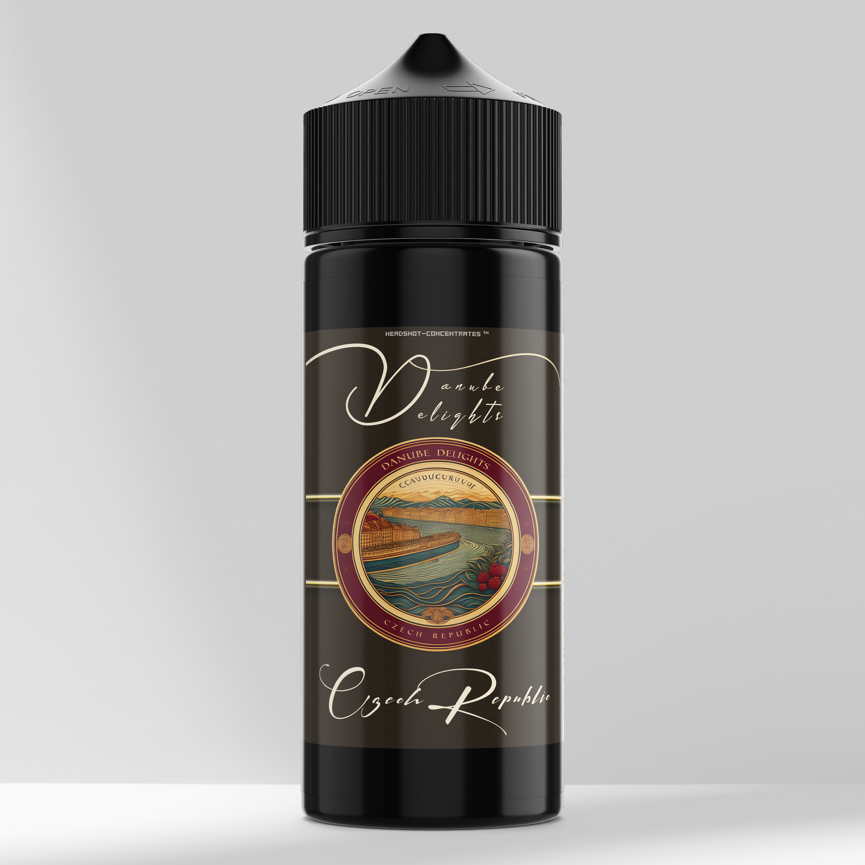 CZECH REPUBLIC Red Berry Zitrus Aroma Flasche 10ml DANUBE DELIGHTS