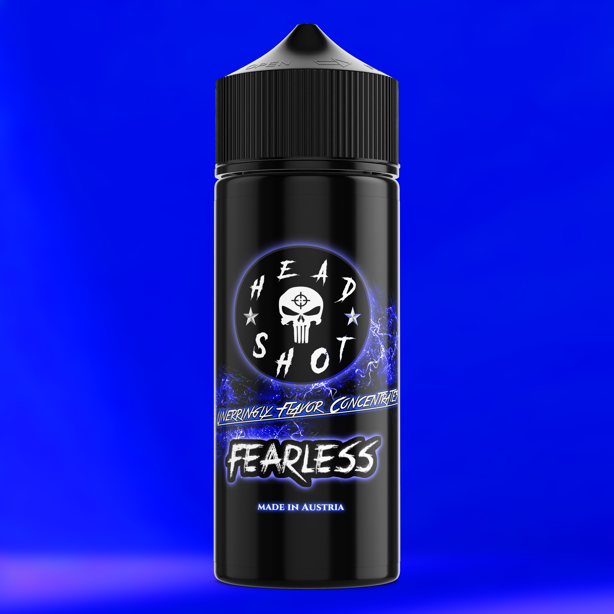 FEARLESS Aroma Flasche farbiger Hintergrund