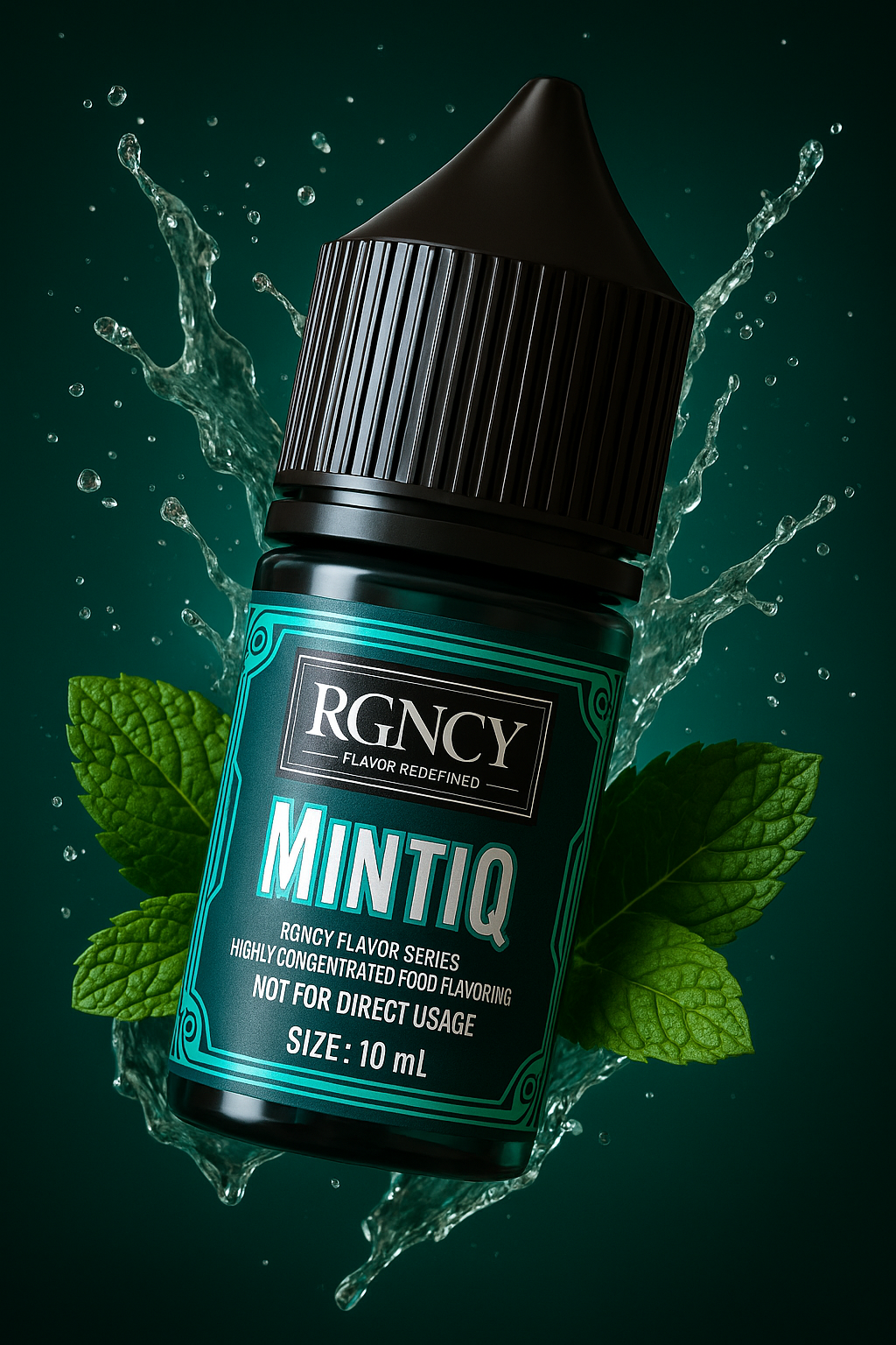 MintiQ Minz-Aroma mit MinzblŠttern Zutat Schokolade Drinks