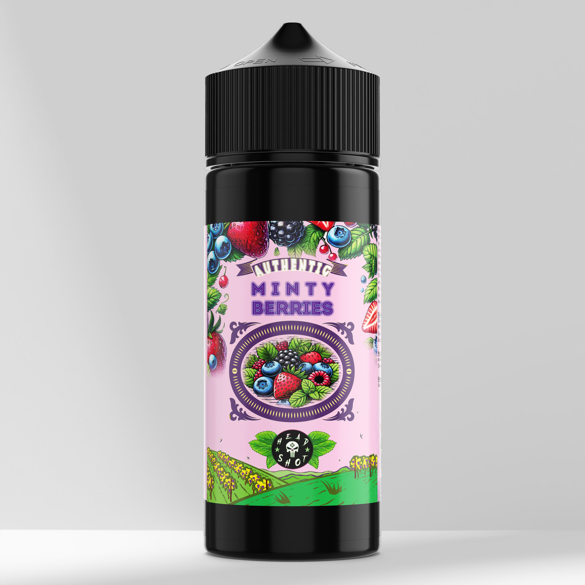 MINTY BERRIES Beeren-Minz-Aroma Flasche 10ml HEADSHOT RGNCY