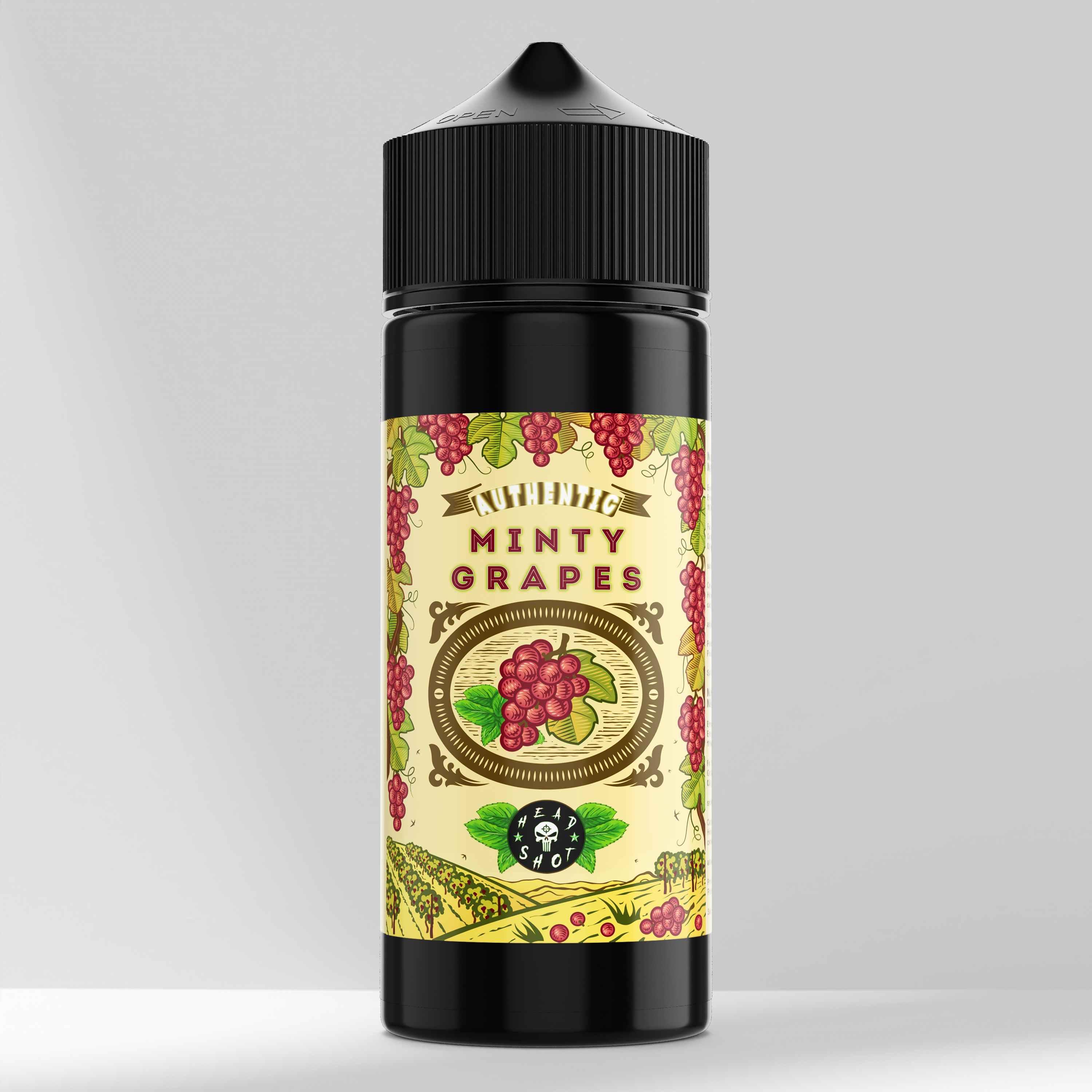 MINTY GRAPES Trauben-Minz-Aroma Flasche 10ml HEADSHOT RGNCY
