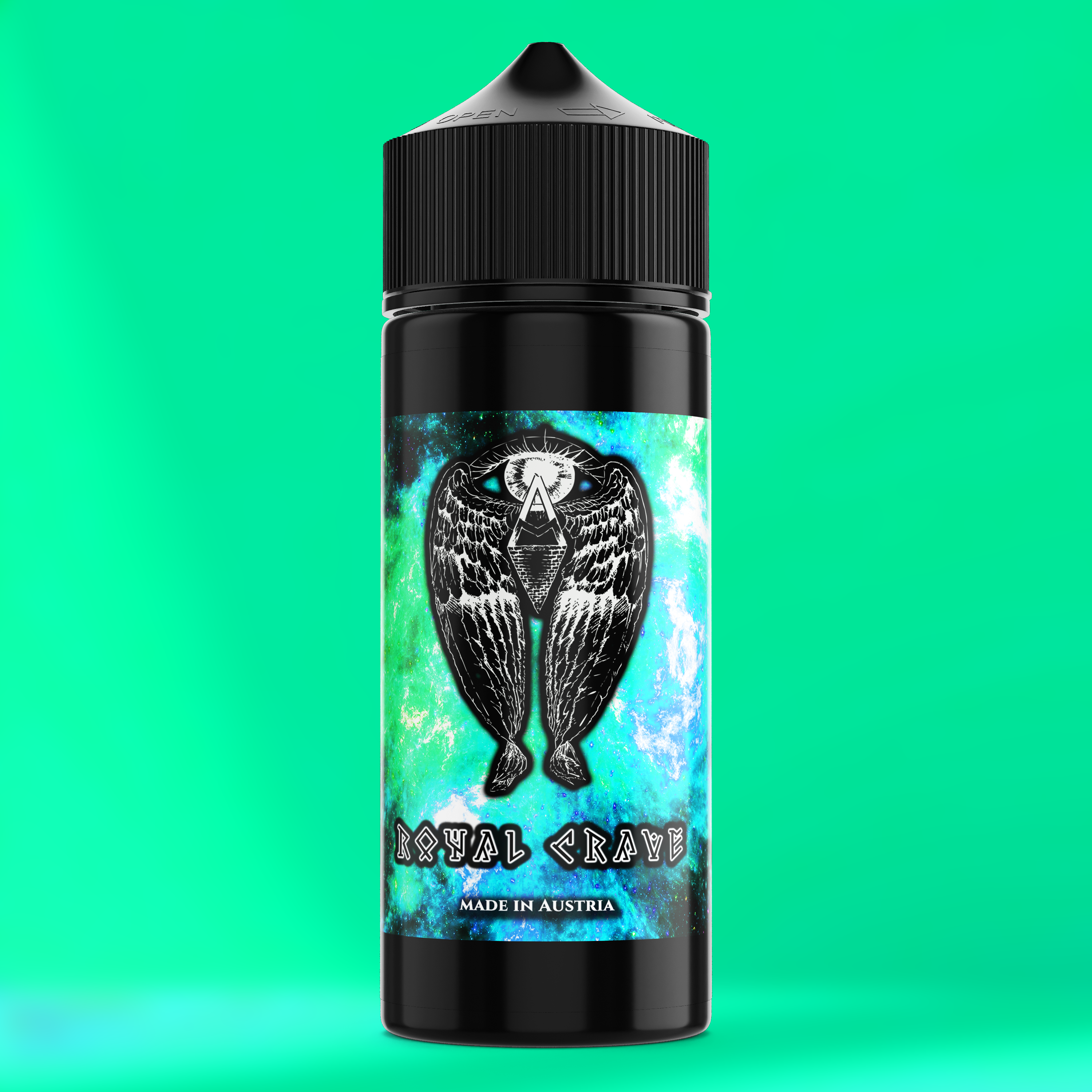 ROYAL CRAVE Aroma Flasche farbiger Hintergrund