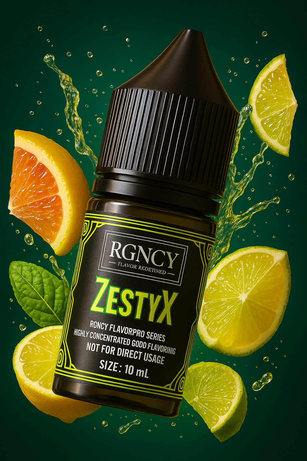 ZestyX Zitrus-Aroma mit Zitrone Limette Grapefruit Zutat Drinks